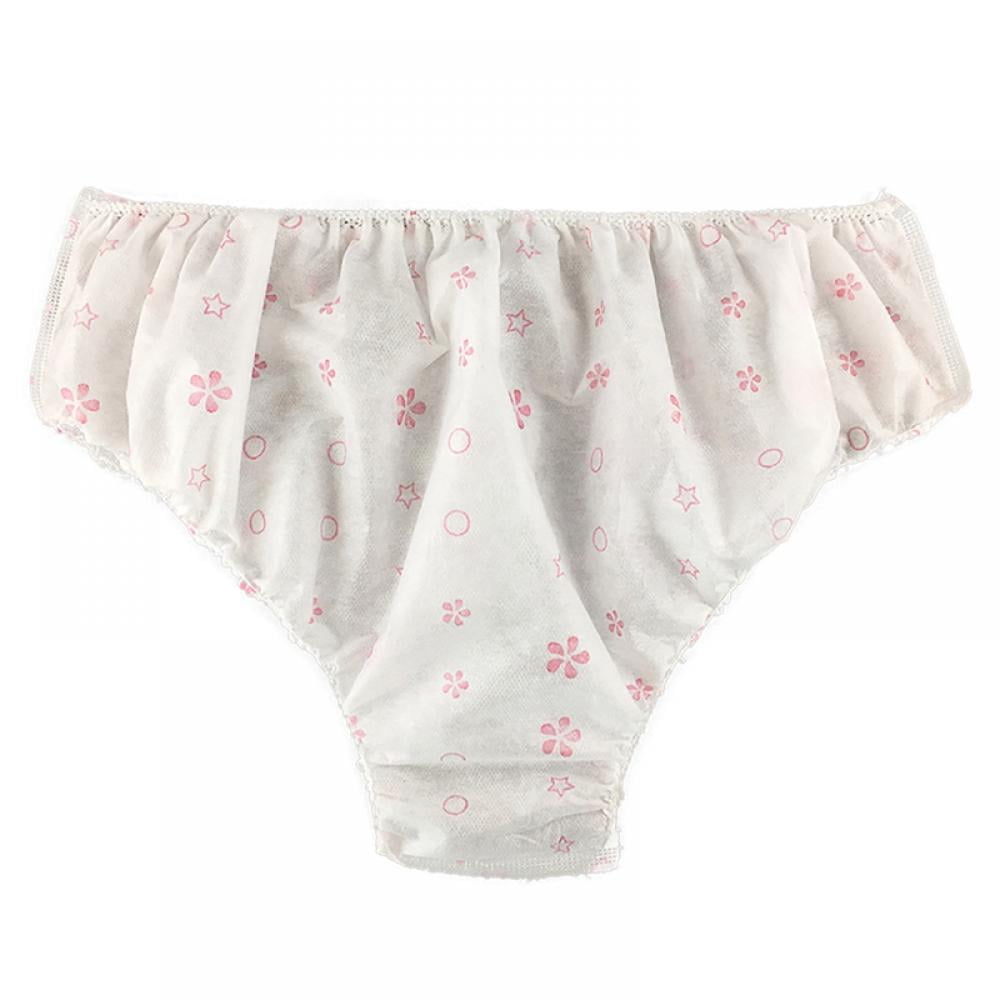 10Pcs Women Disposable Panties Underwear Travel Sauna UV