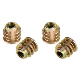 sourcing map M4x10mm vis à l'interface d'écrous Insert fileté 100pcs pour meubles en bois