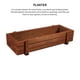 thumbnail image 4 of Caja De Madera Para Plantar Suculentas De Jardineras De Madera De Jardineras Suculentas De Flores De Hierbas Para Interiores Y Exteriores De Almacenamiento Rectangular Para El Jardín De Su Casa Caja Methold HA023616-00, 4 of 6