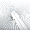 thumbnail image 4 of Abanicos de papel plegables Coloch, 48 unidades, blancos, para bodas, 4 of 9