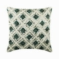 thumbnail image 1 of Cushion Covers For Chairs, Decorative Blue 22"x22" (55x55 cm) Throw Pillows For Couch, Linen Embroidery Cushion Cover, Geometric Pattern Modern Style - Wishful Bling, 1 of 3