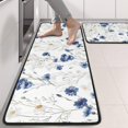 thumbnail image 2 of Kitchen Rugs Sets Of 2,White Daisy Flower Pattern Anti Fatigue Kitchen Mat Rugs Non Slip Washable,Decorative Kitchen Floor Mats for Kitchen,Sink,Laundry,17"x47"+17"x47", 2 of 5