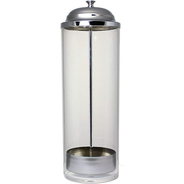 Acrylic Straw Dispenser Tall Drinking Straw Holder for Kitchen, Pop