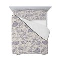 thumbnail image 7 of Purple Fruit Queen Size Down Alternative Comforter, Lightweight Comforter Quilt Bedding Set with Pillow Shams Country Retro Floral Botanical Plant All Seasons Bed Comforter Duvet Insert 90"x96", 7 of 7
