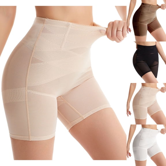 Hilenly Shapewear Tummy Control Shorts High Waisted Shapewear Underwear Body Shaper Butt Lifting Shorts Under Dresses