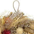 thumbnail image 3 of Northlight Pampas Grass and Dried Florals Small Fall Harvest Wreath - 10", 3 of 8
