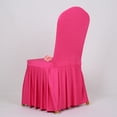 thumbnail image 3 of Stretchable spandex chair cover for hotel style banquet fits securely on chairs, 3 of 3