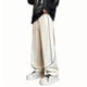 thumbnail image 3 of Puntoco Pantalones con bolsillos y cordón de rayas de color liso para hombre, 3 of 7