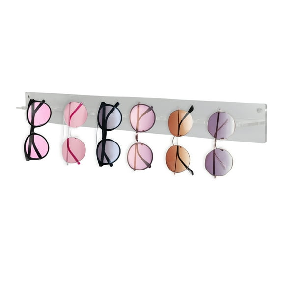 Unique Bargains Acrylic Sunglasses Organizer Storage Hanging Eyewear Display Rack Hanger for Entryway Shelf Clear