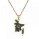 thumbnail image 1 of Stainless Steel Necklace Jewelry, Bangladesh Map Pendant, Fashion Accessories for Men and Women, Best Gift for Family or Friends, 1 of 3