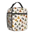 thumbnail image 2 of Geometric Triangle Lunch Bag Portable Thermal Lunch Box for Men and Women, 2 of 6