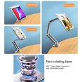thumbnail image 4 of Book Stand Ergonomic Multifunctional Angle Adjustable Rotatable Replacement Computer Rack Desktop Tablet Laptop Bracket Rack Holder Type 2 Grey, 4 of 9