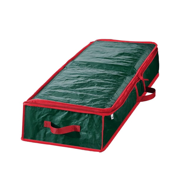 Organizador de almacenamiento para papel de regalo, almacenamiento de papel de regalo navideño, almacenamiento Verde