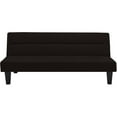 DHP Kebo Futon with Microfiber Cover, Black