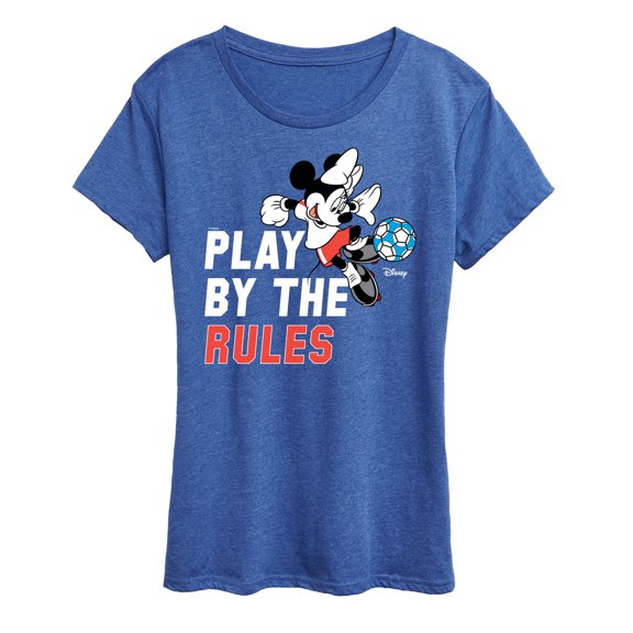 Disney - Play By The Rules Soccer - Women's Short Sleeve Graphic T-Shirt