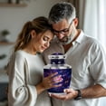 thumbnail image 4 of MUKTIVE Daisy Funeral Urns for Adult Ashes Women - Large Urn for Human Ashes Adult - Purple Memorial Urn for Mom & Dad - 10 Inch Urns for Funeral Grandfather, 4 of 7