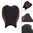 thumbnail image 2 of Front Rider Seat Driver Cushion Pu Grid Carbon For Streetfighter V2 2022-2023, 2 of 10