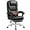 Black, variant on JUMMICO Massage Big and Tall Executive Chair with Footrest and Lumbar Support, 400LBS Reclining Ergonomic High Back Chair for Home Office (Black)