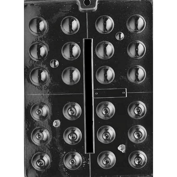 Grandmama's Goodies AO052 Bite Size Round Liquor Chocolate Candy Soap Mold with Exclusive Molding Instructions