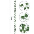 thumbnail image 2 of Xukmct Pack of 12 Artificial Ivy Garland Fake Plants, Fake Ivy Leaves Greenery Garlands Hanging Plant for Bedroom Party Wall Decoration, 2 of 7