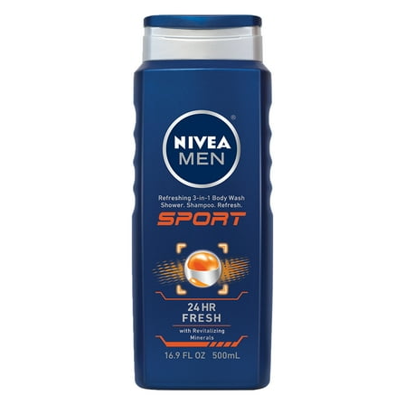 NIVEA MEN Sport Body Wash, 16.9 oz