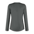 thumbnail image 3 of EDFBUYKRS Womens Tops Dressy Casual Pleated Blouses V Neck Long Sleeve Shirts Fall Tunic Tops M, 3 of 3