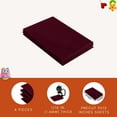 thumbnail image 3 of FabricLA Acrylic Felt Fabric Sheets for Crafts | Precut 9" X 12" Inch (20 cm X 30 cm) Felt Squares | Felt Fabric Sheets for DIY Crafts, Hobby, Costume, and Decoration | Burgundy, 4 Pieces, 3 of 10