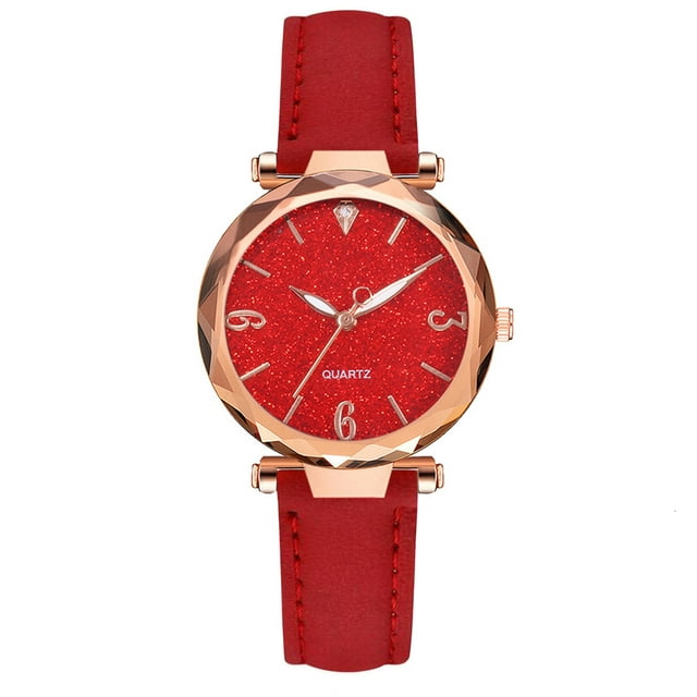 Señoras Relojes de moda Relojes Relojes Cuero Vestidos casuales Muñeca Cristales Wmkox8yii gfajkfgbkjabf768