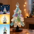 thumbnail image 3 of NWOKYZGH 1Pc Resin Christmas Tree - Mini Christmas Tree, Ideal for Christmas, New Year, Coastal Holiday Decor, Versatile Home Decor, 3 of 3