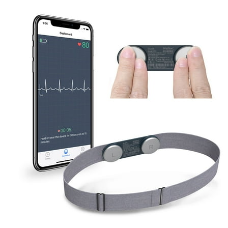 Open Box Checkme ECG Monitor | Portable EKG Heart Rate Monitor | 30s Check
