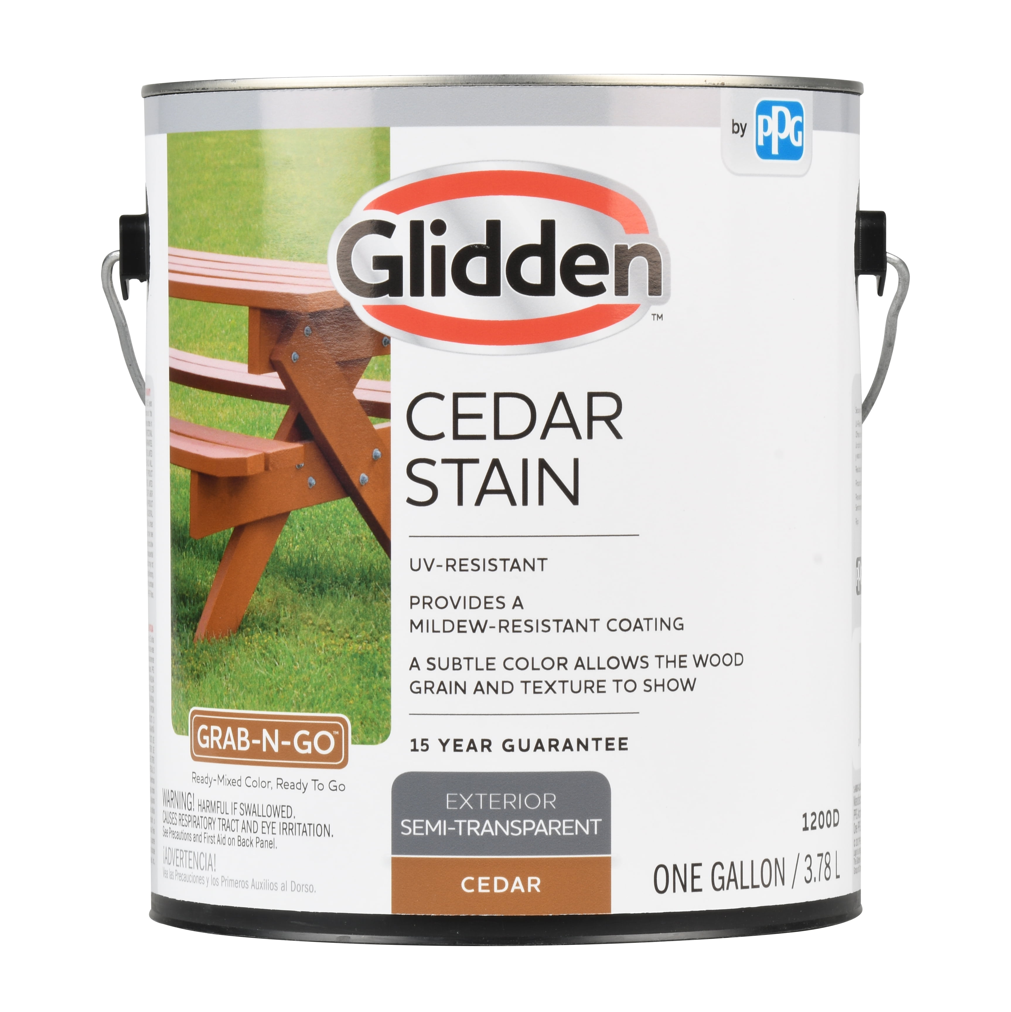 Glidden Redwood Stain Exterior 1Gallon