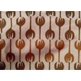 thumbnail image 4 of oneOone Cotton Poplin Brown Fabric Floral Block Craft Projects Decor Fabric Printed By The Yard 42 Inch Wide, 4 of 4