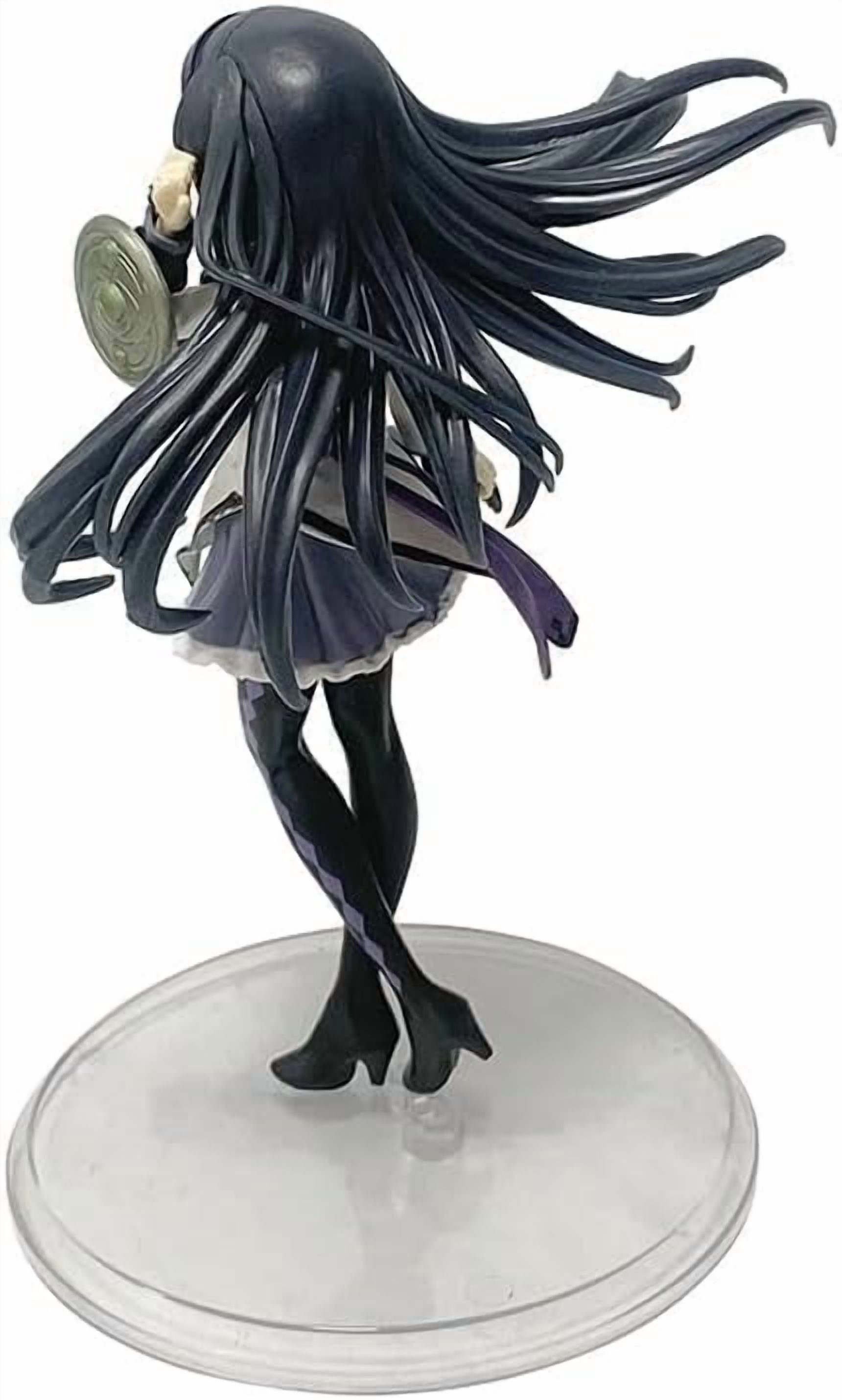 Newly Homura Akemi Figure Standing Holding A Gun Anime Figures 17cm/6.7inch Anime Character Statue Model Desktop Decoration Ornament Gifts