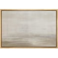 thumbnail image 3 of PixonSign Framed Canvas Print Wall Art Grunge Pastel Brown Watercolor Vista Abstract Shapes Illustrations Modern Art Decorative Minimal Relax/Calm for Living Room, Bedroom, Office - 16"x24" Natural, 3 of 5