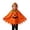 Orange-f, variant on Kids Pumpkin Unisex Hooded Cape Girls Dress up Clothes Halloween Boys 5-6 Years