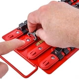 JEGS 85046 Socket Organizer Fits 1/4 in. 3/8 in. & 1/2 in. Drives Holds ...