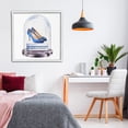 thumbnail image 3 of Stupell Industries Traditional Blue Heels in Bell Jar White Framed Giclee Art, 24 x 24, by Amanda Greenwood, 3 of 8