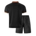 thumbnail image 4 of CONFREE Mens 2 Peice Shorts Sets Casual Men's Summer Outfits Set Patchwork Color Tshirts Shorts Athletic Track Suits for Men, 4 of 5