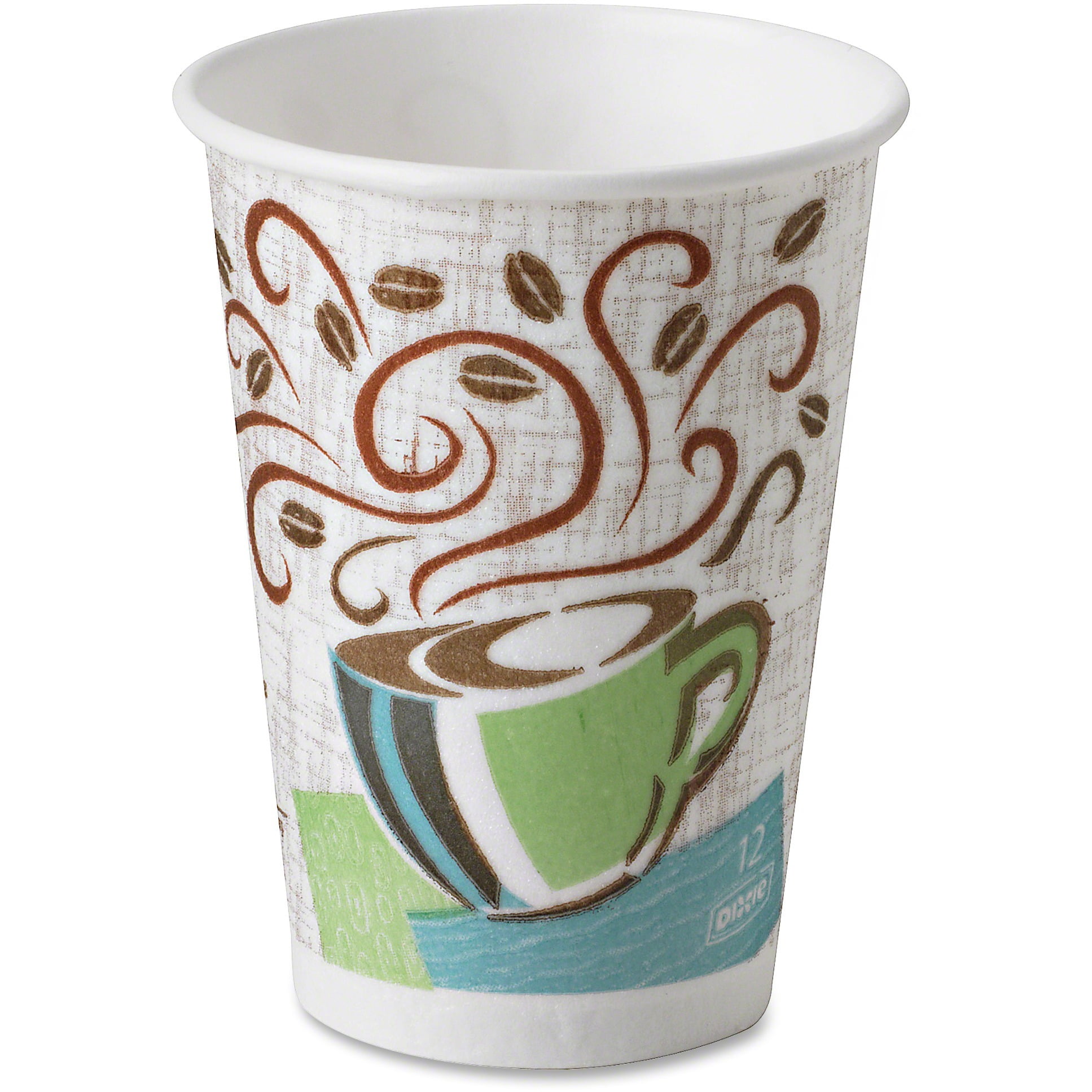 Dixie, DXE5342CDPK, PerfecTouch Coffee Haze Hot Cups, 50 / Pack, Assorted