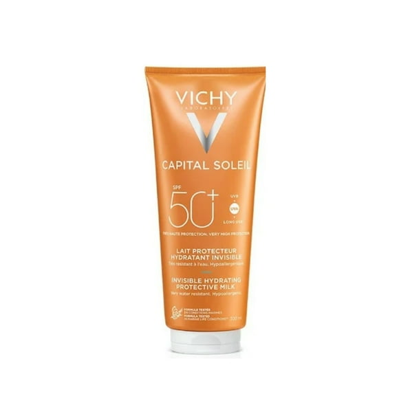 Protector Solar Corporal y Facial VICHY Capital Soleil en Crema para Familia FPS 50+ 300 ml