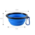 thumbnail image 2 of OMZER Travel Cat Litter Box with Lid and Handle Standard Portable Collapsible Litter Carrier for Cat 45x35x12.5cm, 2 of 8