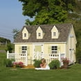 thumbnail image 6 of Little Cottage Co. 8x10 Cape Cod Playhouse with Floor and Loft, Outdoor Wood Do-It-Yourself Kit, 6 of 11