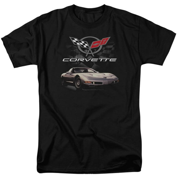 Chevrolet Checkered Past S/S Adult 18/1 T-Shirt Black 6X