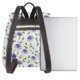 thumbnail image 3 of Fotbe Purple Chicory Mochila Bolso con Estampado para Mujer, Mochila Antirrobo de Nylon Impermeable, Bolsa Ligera de Hombro, 3 of 4