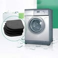 thumbnail image 4 of 4pcs-Vibration Pad Washer-Slip Mats Shock Absorbers Noiseless Pad for Washing Machine Black, 4 of 5