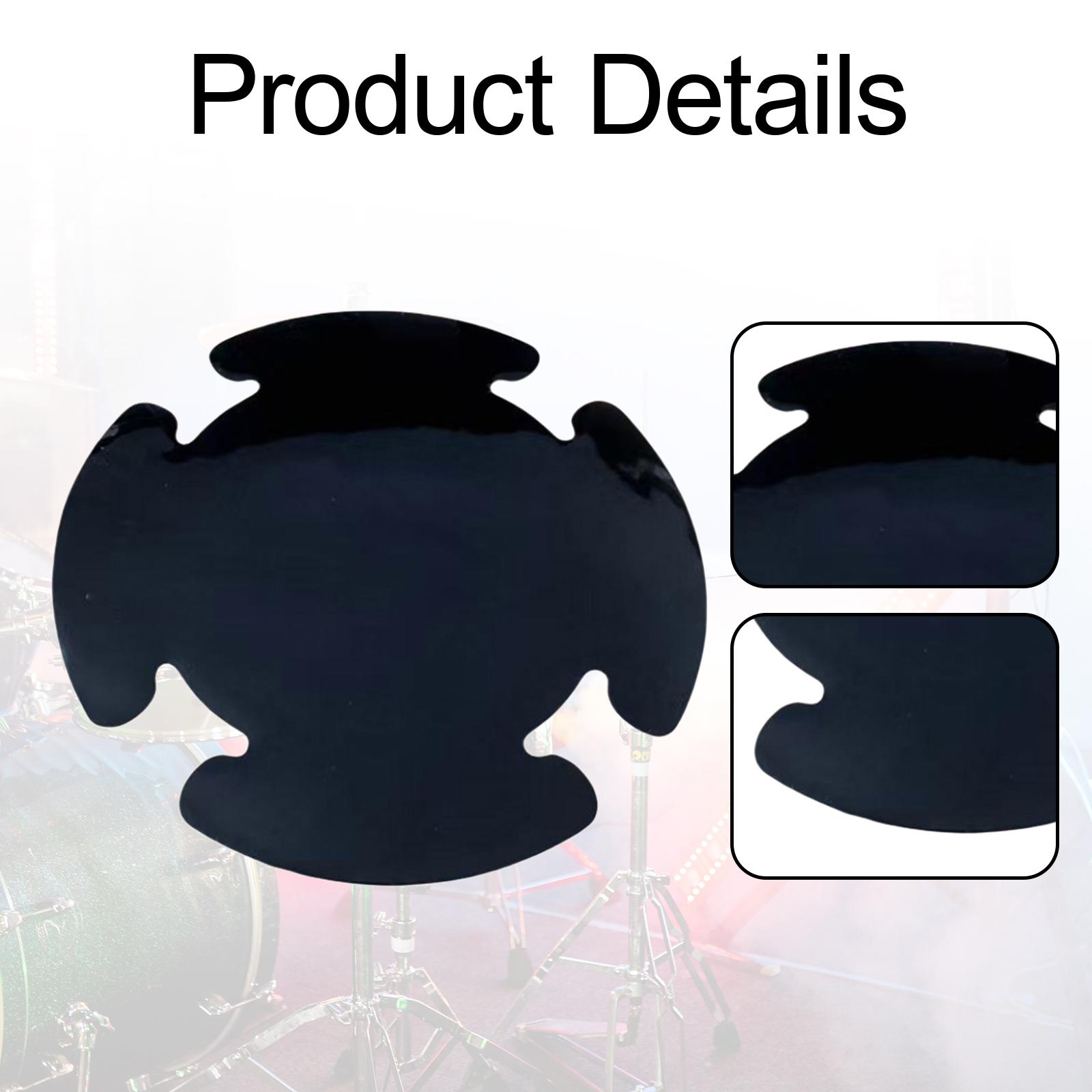 Drum Bass Head Sticker Pedal Double Skin Set Protection Protector Kick Patch Hou