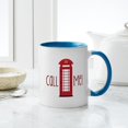 thumbnail image 4 of CafePress - Call Me Mugs - 11 oz Ceramic Mug - Novelty Coffee Tea Cup, 4 of 4