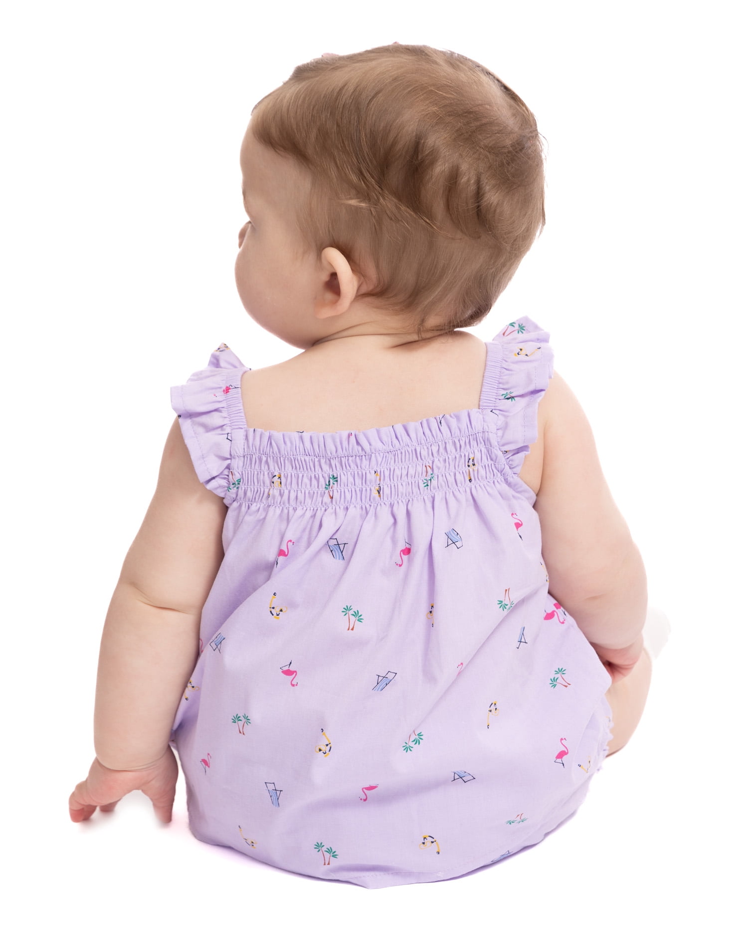 Wonder Nation Baby Girls Printed Tank Top and Matching Shorts Set, 2-Piece, Sizes 0/3M-24M