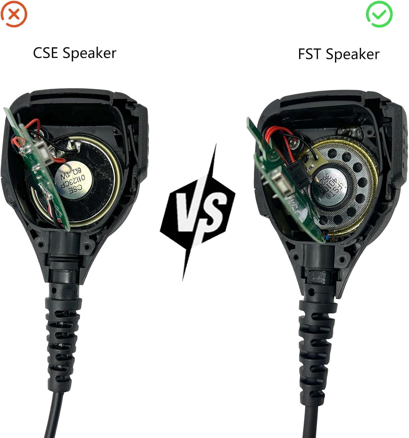 2Pack XPR3300 XPR3500e Remote Speaker Microphone Shoulder Mic for XPR3000 XPR3300e XPR3500 XPR3000e DP2000 DP2400 DEP XIR PMMN4075 PMMN4076 PMMN4071A