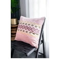thumbnail image 3 of Rectangular Tablecloth,Japanese Solid Color Embroidery Tablecloth And Matching Pillow,Cotton Linen Tablecloth For Living Room Restaurant Party Festival-Pink-Pillowcase45*45cm, 3 of 7